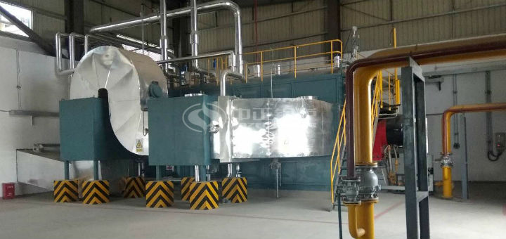 中煙施偉策20噸燃氣蒸汽鍋爐項目